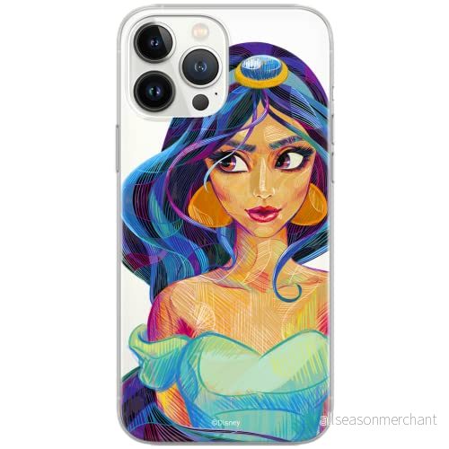 ERT GROUP mobiltelefonfodral för Apple Iphone 6/6S originalt och officiellt licensierat Disney mönster Jasmine 002 Vit optimalt anpassad till formen på mobiltelefonen, gedeeltelijk transparant 5902980564167