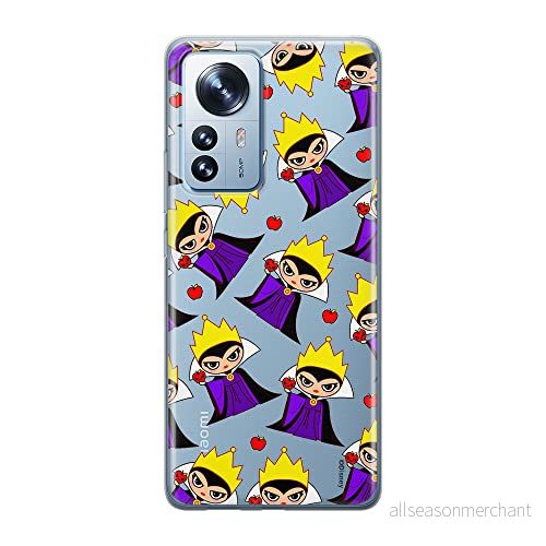 ERT GROUP mobiltelefonfodral för Xiaomi 12 / 12X originalt och officiellt licensierat Disney mönster The Evil Queen 003 optimalt anpassad till formen på mobiltelefonen, gedeeltelijk transparant 5905511493295