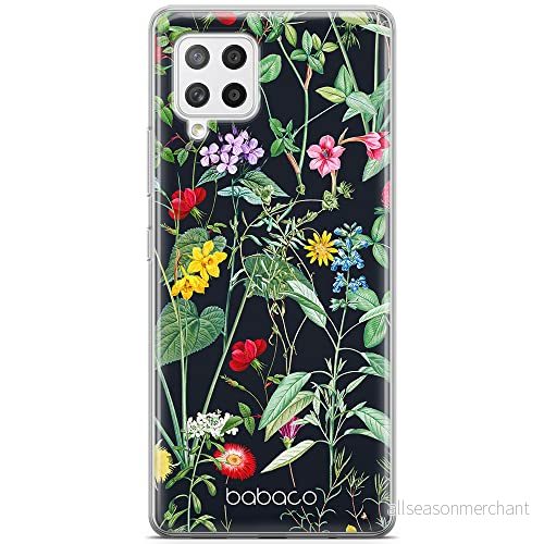 ERT GROUP mobiltelefonfodral för Samsung A42 5G originalt och officiellt licensierat Babaco mönster Flowers 041 optimalt anpassad till formen på mobiltelefonen, fodral tillverkad av TPU plast 5905131313195