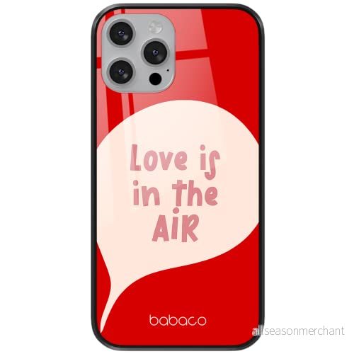 ERT GROUP mobiltelefonfodral för Apple Iphone X/XS originalt och officiellt licensierat Babaco mönster Love is in the air 001 tillverkad av härdat glas, anpassat till mobilens form, skyddsfodral 5904805031076