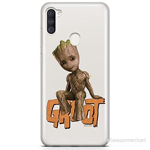ERT GROUP mobiltelefonfodral för Samsung A03S originalt och officiellt licensierat Marvel mönster Groot 005 optimalt anpassad till formen på mobiltelefonen, gedeeltelijk transparant 5904805355677