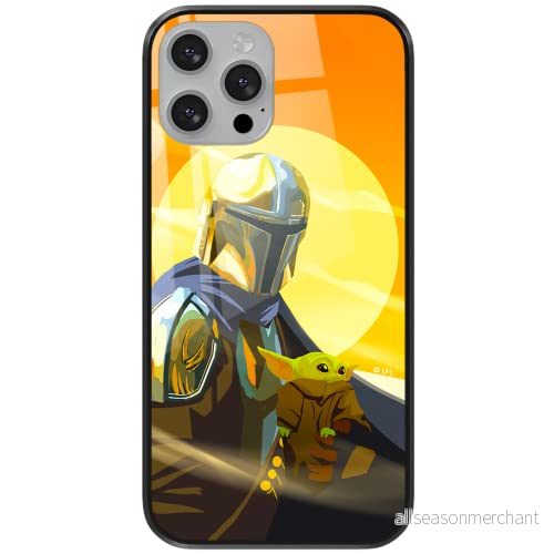 ERT GROUP mobiltelefonfodral för Apple Iphone 7 PLUS/ 8 PLUS originalt och officiellt licensierat Star Wars mönster Baby Yoda 020 tillverkad av härdat glas, anpassat till mobilens form, skyddsfodral 5904805067716