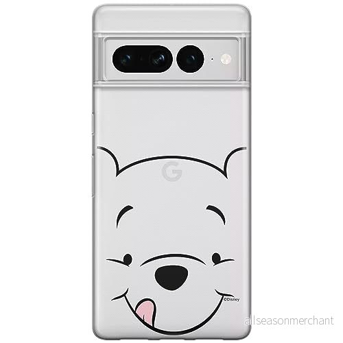 ERT GROUP mobiltelefonfodral för Google PIXEL 7 PRO originalt och officiellt licensierat Disney mönster Winnie the Pooh & Friends 045 anpassad till formen på mobiltelefonen, gedeeltelijk transparant 5905795177430