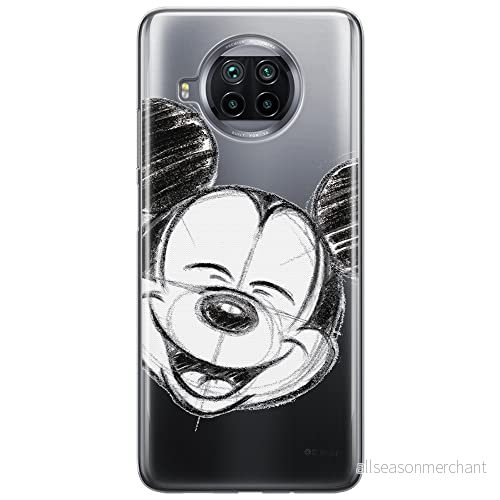 ERT GROUP mobiltelefonfodral för Xiaomi REDMI NOTE 9T originalt och officiellt licensierat Disney mönster Mickey 016 optimalt anpassad till formen på mobiltelefonen, gedeeltelijk transparant 5904805646805