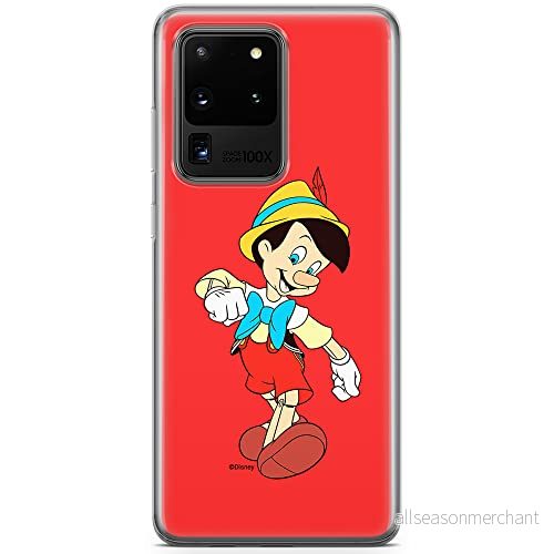 ERT GROUP mobiltelefonfodral för Samsung S20 ULTRA / S11 PLUS originalt och officiellt licensierat Disney mönster Pinocchio 001 anpassad till formen på mobiltelefonen, fodral tillverkad av TPU plast 5905131137852