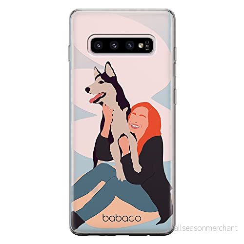 ERT GROUP mobiltelefonfodral för Samsung S10 PLUS originalt och officiellt licensierat Babaco mönster Dogs 004 optimalt anpassad till formen på mobiltelefonen, gedeeltelijk transparant 5905131039125