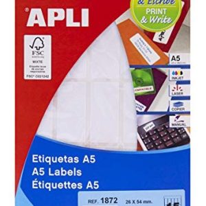 Apli 1872 Blister med etiketter 8410782018728 Apli 1872 Blister med etiketter 8410782018728