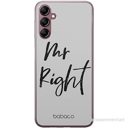 ERT GROUP mobiltelefonfodral för Samsung A14 4G/5G originalt och officiellt licensierat Babaco mönster Mr Right 001 optimalt anpassad till formen på mobiltelefonen, fodral tillverkad av TPU plast 5905511824686