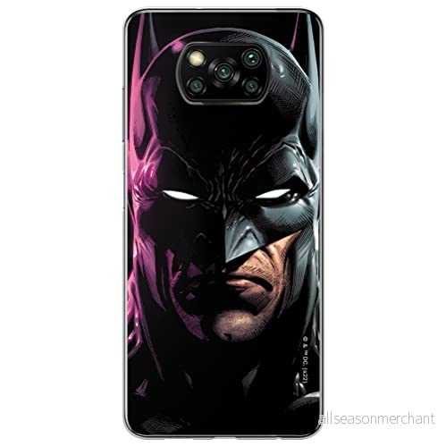 ERT GROUP mobiltelefonfodral för Xiaomi POCOPHONE X3 originalt och officiellt licensierat DC mönster Batman 070 optimalt anpassad till formen på mobiltelefonen, fodral tillverkad av TPU plast 5905131528476