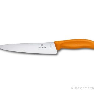 Victorinox Swiss Classic Carving Knife 19 cm Orange 7611160038296 Victorinox Swiss Classic Carving Knife 19 cm Orange 7611160038296
