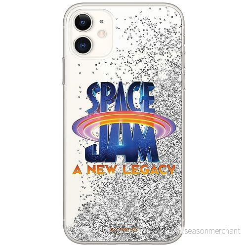 ERT GROUP mobiltelefonfodral för Apple Iphone 11 originalt och officiellt licensierat Looney Tunes mönster Space Jam 001 optimalt anpassad till formen på mobiltelefonen, med glitter overflow effekt 5905511015084