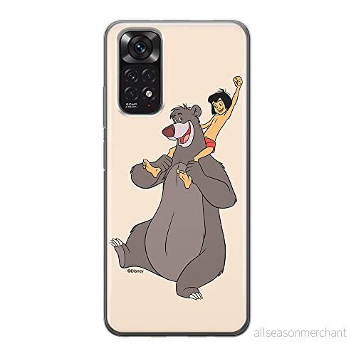 ERT GROUP mobiltelefonfodral för Xiaomi REDMI NOTE 11S 4G / 11 originalt och officiellt licensierat Disney mönster Jungle Book 002, fodral tillverkad av TPU plast 5905511567804