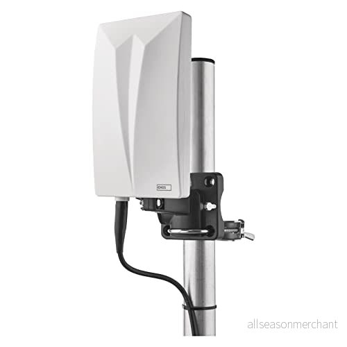 EMOS Universal aktiv antenn för inomhus och utomhus (080 km) DVB T2, Dab, FM, Full HD, med integrerat LTE blockeringsfilter, 4G, 5G filter, förstärkare 8592920118894