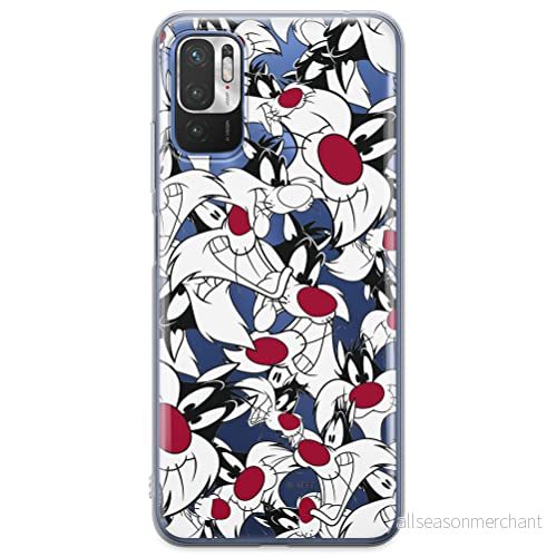ERT GROUP mobiel telefoonhoesje voor Xiaomi REDMI NOTE 10 5G / POCO M3 PRO origineel en officieel erkend Looney Tunes patroon Sylvester 004, gedeeltelijk bedrukt 5904805611308