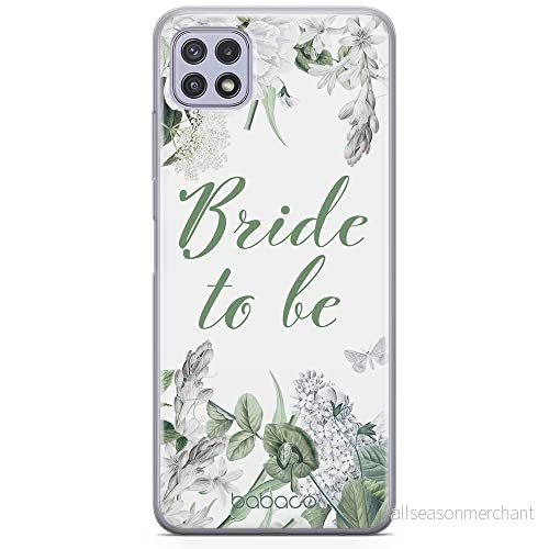 ERT GROUP mobiltelefonfodral för Samsung A22 5G originalt och officiellt licensierat Babaco mönster Bride to be 005 Vit optimalt anpassad till formen på mobiltelefonen, fodral tillverkad av TPU plast 5904805787812