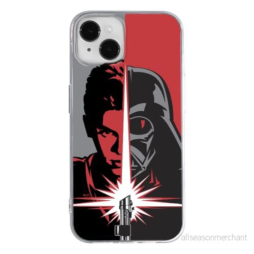 ERT GROUP mobiltelefonfodral för Apple Iphone 14 PLUS originalt och officiellt licensierat Star Wars mönster Darth Vader 007 anpassad till formen på mobiltelefonen, fodral tillverkad av TPU plast 5905131907547