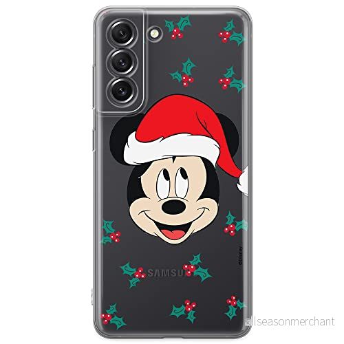 ERT GROUP mobiltelefonfodral för Samsung S21 FE originalt och officiellt licensierat Disney mönster Mickey 040 optimalt anpassad till formen på mobiltelefonen, gedeeltelijk transparant 5903932976564