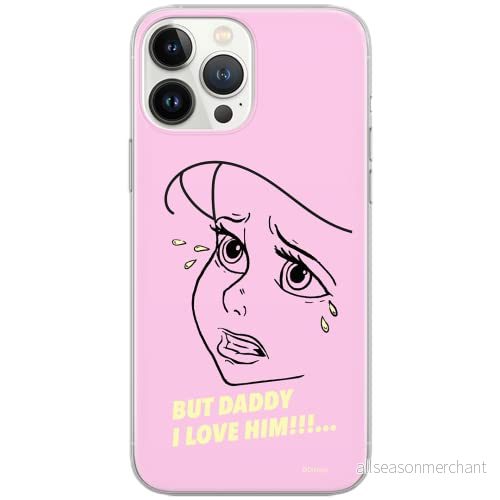 ERT GROUP mobiltelefonfodral för Iphone 13 PRO MAX originalt och officiellt licensierat Disney mönster Ariel 007 Vit optimalt anpassad till formen på mobiltelefonen, fodral tillverkad av TPU plast 5903932871999