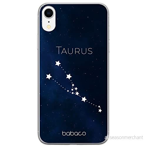 ERT GROUP mobiltelefonfodral för Apple Iphone XR originalt och officiellt licensierat Babaco mönster Zodiac Constellation 002 Vit anpassad till formen på mobiltelefonen, fodral tillverkad av TPU plast 5903932188387
