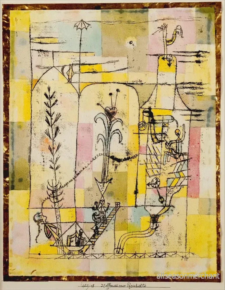 Målning Conte de la Hoffmann - Paul Klee | Konsttryck - Bild 2