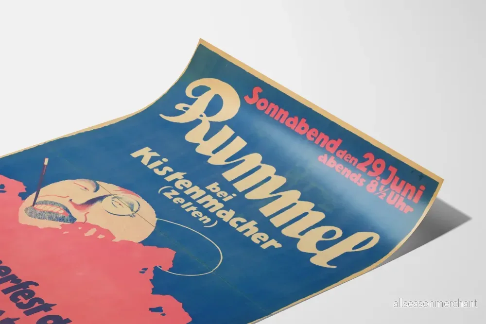 Vintageposter för Sommerfest des Karikaturisten - Bild 3