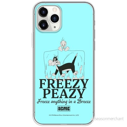 ERT GROUP mobiltelefonfodral för Iphone 11 PRO MAX originalt och officiellt licensierat Looney Tunes mönster Sylvester & Tweety 005, fodral tillverkad av TPU plast 5905795124359