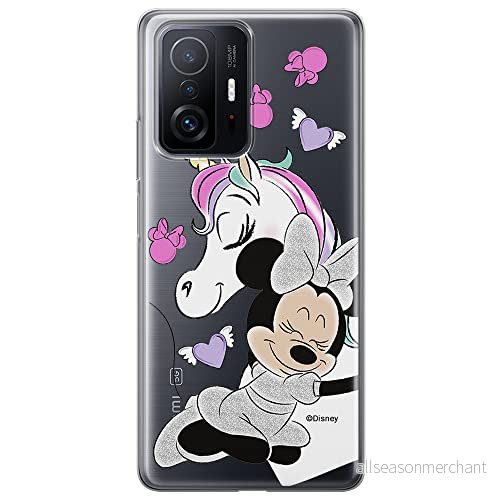 ERT GROUP mobiltelefonfodral för Xiaomi 11T 5G / PRO originalt och officiellt licensierat Disney mönster Minnie 036 optimalt anpassad till formen på mobiltelefonen, gedeeltelijk transparant 5904805561979