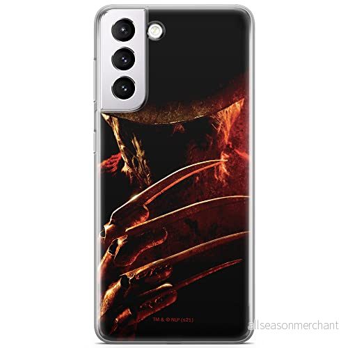 ERT GROUP mobiltelefonfodral för Samsung S21 PLUS originalt och officiellt licensierat Horror mönster Nightmare of Elm Street 005 anpassad till formen på mobiltelefonen, fodral tillverkad av TPU plast 5905511081010