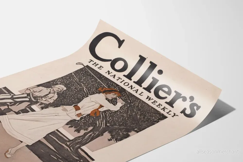 Vintageposter Collier's The National Weekly - The First Tee - Bild 3