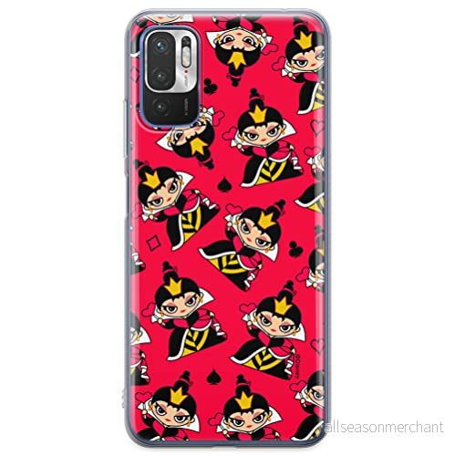 ERT GROUP mobiltelefonfodral för Xiaomi REDMI NOTE 10 5G / POCO M3 PRO originalt och officiellt licensierat Disney mönster Queen of Hearts 002, fodral tillverkad av TPU plast 5905131429797