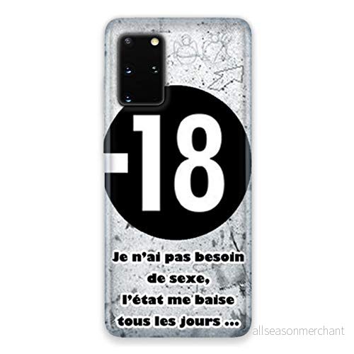 Fodral för Samsung Galaxy S20 humor 18 år 3614849770924