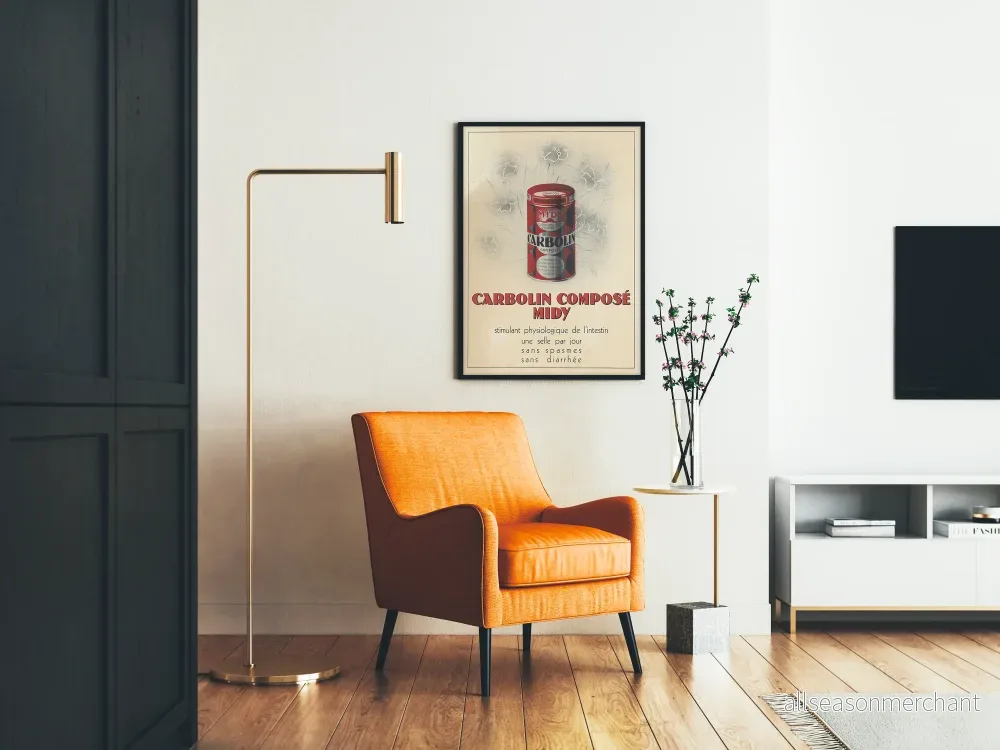 Vintage reklamposter för Carbolin Composé Midy - Bild 2