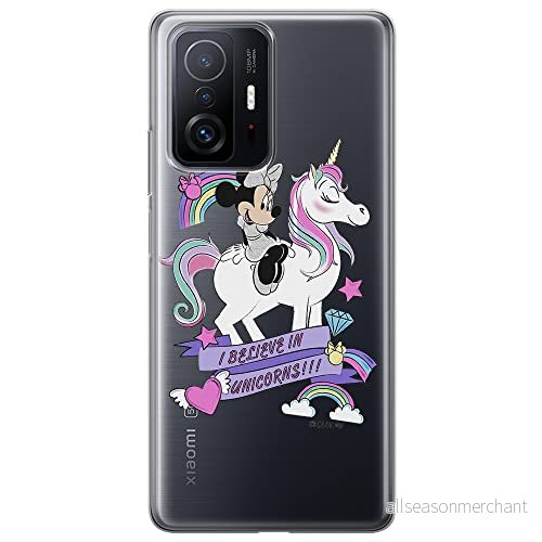 ERT GROUP mobiltelefonfodral för Xiaomi 11T 5G / PRO originalt och officiellt licensierat Disney mönster Minnie 035 optimalt anpassad till formen på mobiltelefonen, gedeeltelijk transparant 5904805553561