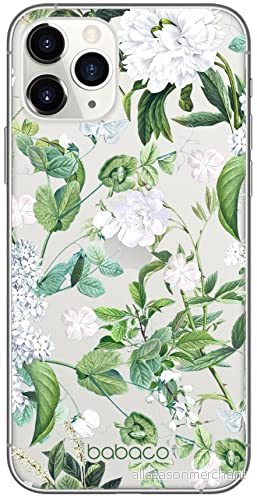 ERT GROUP mobiltelefonfodral för Iphone 11 PRO originalt och officiellt licensierat Babaco mönster Flowers 034 optimalt anpassad till formen på mobiltelefonen, gedeeltelijk transparant 5905131291462