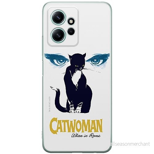 ERT GROUP mobiltelefonfodral för Xiaomi REDMI NOTE 12 4G originalt och officiellt licensierat DC mönster Catwoman 007 optimalt anpassad till formen på mobiltelefonen, fodral tillverkad av TPU plast 5905511952686