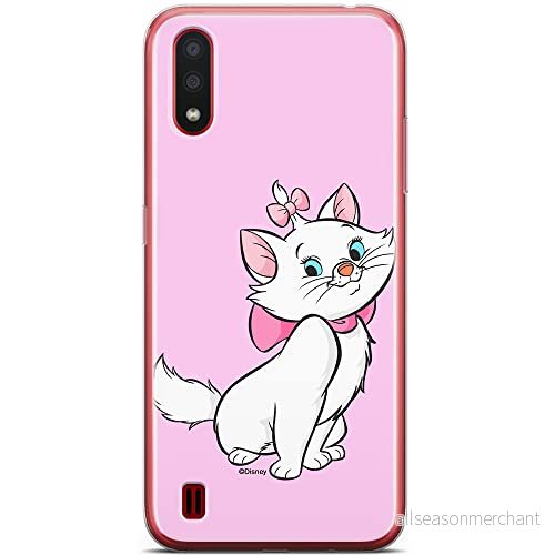 ERT GROUP mobiltelefonfodral för Samsung A01 originalt och officiellt licensierat Disney mönster Marie 007 optimalt anpassad till formen på mobiltelefonen, fodral tillverkad av TPU plast 5905131126801