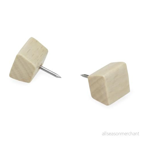magnetoplan Design Pins Trä serien, 25 stycken, premium barr av björkträ, kantig, FSC certifierad 4013695065908