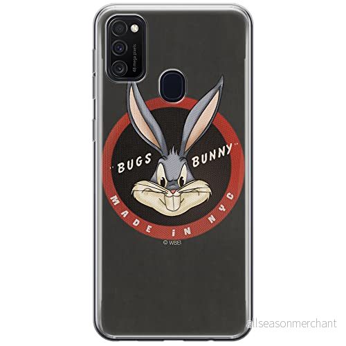 ERT GROUP mobiltelefonfodral för Samsung M21 originalt och officiellt licensierat Looney Tunes mönster Bugs 006 optimalt anpassad till formen på mobiltelefonen, fodral tillverkad av TPU plast 5903040482216