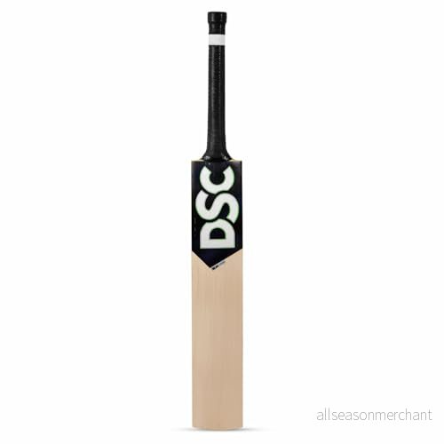 DSC Blak 5000 English Willow Senior Cricket Bats Färg: Beige Storlek: Män Material: Engelska Traditionell full bladprofil Hög ryggrad för bästa pickup Dynamic Sweetspot 8904223454942