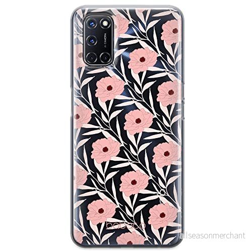 ERT GROUP mobiltelefonfodral för Oppo A92/ A72/ A52 originalt och officiellt licensierat Babaco mönster Flowers 017 optimalt anpassad till formen på mobiltelefonen, gedeeltelijk transparant 5903932630244