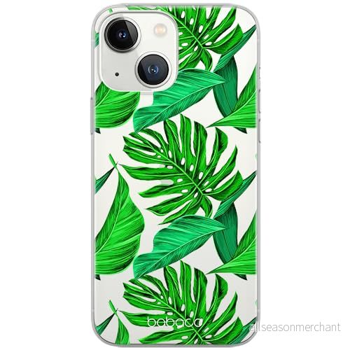 ERT GROUP mobiltelefonfodral för Apple Iphone 13 originalt och officiellt licensierat Babaco mönster Plants 006 optimalt anpassad till formen på mobiltelefonen, gedeeltelijk transparant 5903932835465