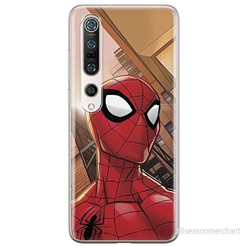ERT GROUP mobiltelefonfodral för Xiaomi MI 10 / PRO originalt och officiellt licensierat Marvel mönster Spider Man 003 anpassad till formen på mobiltelefonen, fodral tillverkad av TPU plast 5903537177670