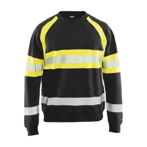 VARSELTRÖJA 3359 1158 SVART/VARSELGUL XXL Beijerbygg Byggmaterial 7330509467275