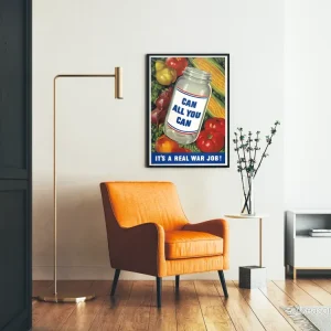 Vintage poster för väggdekoration All You Can Can - Retrostil - Bild 2