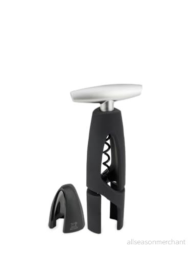 Peugeot Altarkorkskruv Kontinuerlig varv Manuell Flasköppnare med Folieskärare - Svart - 17,5 cm 4006950200459