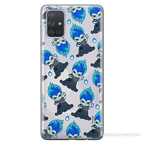 ERT GROUP mobiltelefonfodral för Samsung A71 originalt och officiellt licensierat Disney mönster Hades 002 optimalt anpassad till formen på mobiltelefonen, gedeeltelijk transparant 5905131418975