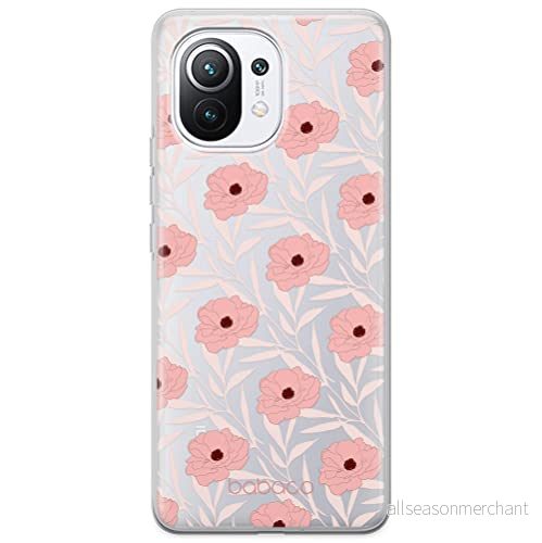 ERT GROUP mobiltelefonfodral för Xiaomi 11 originalt och officiellt licensierat Babaco mönster Flowers 017 optimalt anpassad till formen på mobiltelefonen, gedeeltelijk transparant 5903932630268