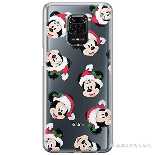 ERT GROUP mobiltelefonfodral för Xiaomi REDMI NOTE 9 PRO/ 9S originalt och officiellt licensierat Disney mönster Mickey & Minnie 016 anpassad till formen på mobiltelefonen, gedeeltelijk transparant 5903040312384