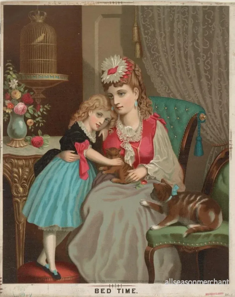 Målning Kvällstid - John H. Bufford's Sons | Konsttryck - Bild 2