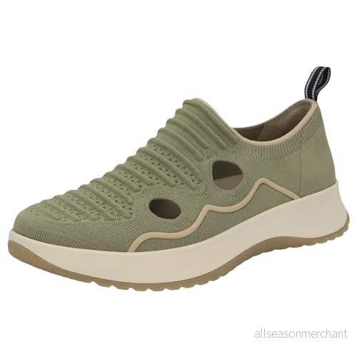 Berkemann Toya damsneakers, grön/beige, 35,5 EU, Grön beige, 35.5 EU 4049261926847